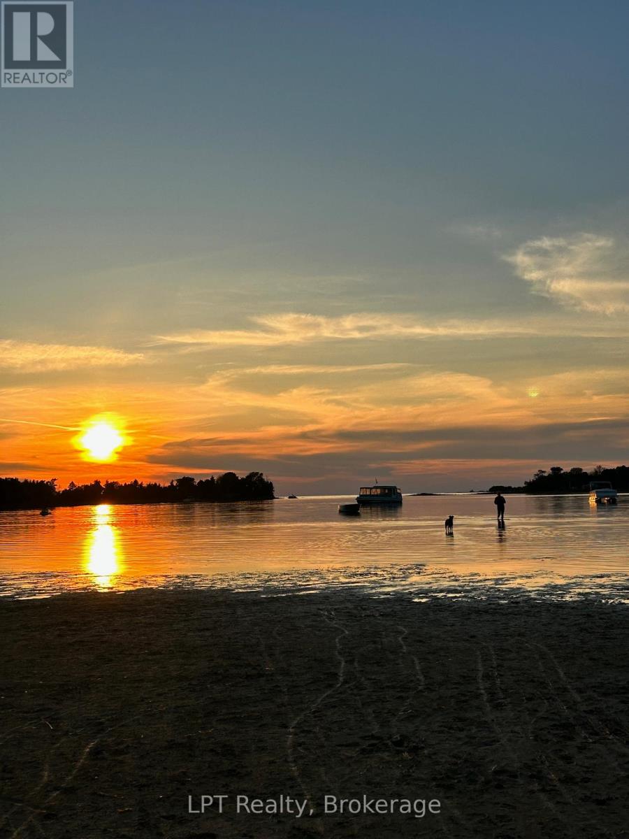 Swimming at sunset off the beach